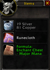 Enchant Chest Major Mana